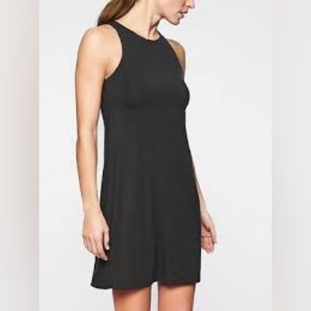 Athleta 2-n-1 Reversible Santorini Tank Dress Petite Small Carry On Only - Picture 2 of 14